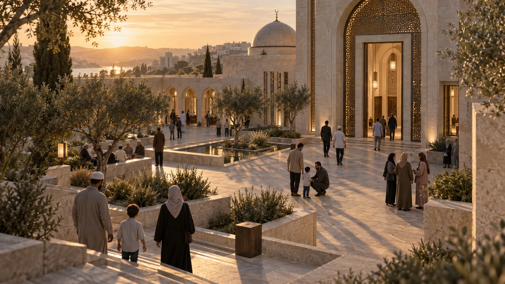 Mosques & community: imagined everyday scene